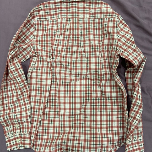 Janie And Jack Boys SZ L 12  Cotton Plaid, Button Up Shirt brand new with tags - Picture 2 of 3